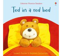 Russell Punter Ted in a red bed Paperback Book Russell Punter Multicolor
