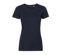 Russell Pure Organic Ladies Tee Womens Short Sleeve Cotton T-Shirt Top