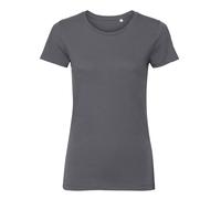 Russell Pure Organic Ladies Tee Womens Short Sleeve Cotton T-Shirt Top
