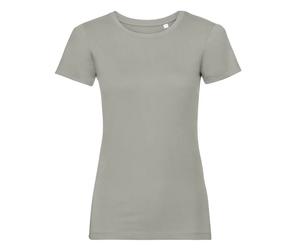 Russell Pure Organic Ladies Tee Womens Short Sleeve Cotton T-Shirt Top