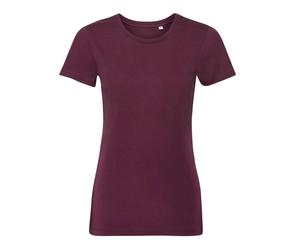 Russell Pure Organic Ladies Tee Womens Short Sleeve Cotton T-Shirt Top