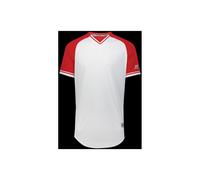 Russell R01X3B.03R.XL Youth Classic V-Neck Jersey, White & True Red - Extra Large