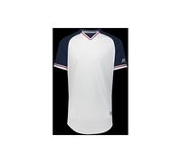 Russell R01X3B.10R.XL Youth Classic V-Neck Jersey - White, Navy & True Red - Extra Large