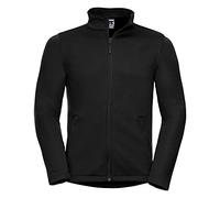 Russell R040M-36-XL Men's Smart Softshell Jacket, X-Large Size, Black