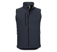 Russell R141M-FN-L Men's Softshell Gilet, Large Size, French Navy