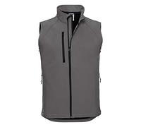 Russell R141M-TT-M Men's Softshell Gilet, Medium Size, Titanium