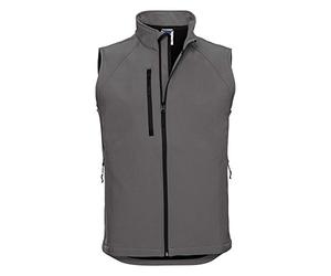 Russell R141M-TT-M Men's Softshell Gilet, Medium Size, Titanium