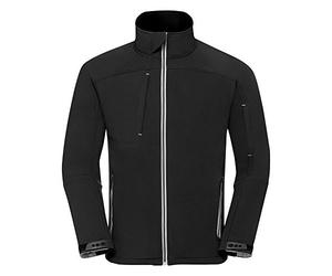 Russell R410M-36-XL Men's Bionic Softshell Jacket, X-Large Size, Black