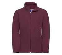 Russell Schoolgear Kids Outdoor Fleece Jacket Zip Pockets School Uniform Casual
