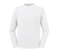 (3XL, White) Russell Unisex Pure Organic Reversible Sweatshirt