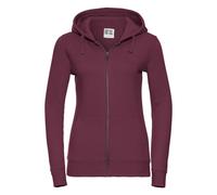 Russell Women's Authentic Full Zip Hoodie in Burgundy | Size: Medium Russell Burgundy M