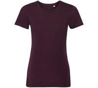 Russell Womens Authentic Tee Pure Organic 0R108F0 -Ladies Top Crew Neck T-Shirt