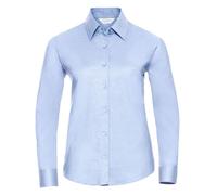 Russell Women's Collection Long Sleeve Easy Care Oxford Shirt in Blue | Size: 4XL Russell Blue 4XL