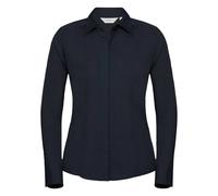 Russell Women's Collection Long Sleeve Poly-Cotton Easy Care Fitted Poplin Shirt in Navy | Size: 3XL Russell Navy 3XL