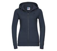 (XL, French Navy) Russell Womens/Ladies Authentic Full Zip Hoodie