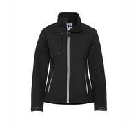 (S, Black) Russell Womens/Ladies Bionic Soft Shell Jacket