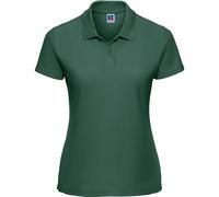 (14 UK, Bottle Green) Russell Womens/Ladies Classic Plain Polycotton Polo Shirt