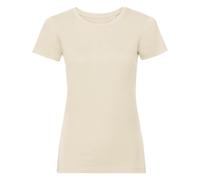 (XXL, Natural) Russell Womens/Ladies Organic Short-Sleeved T-Shirt