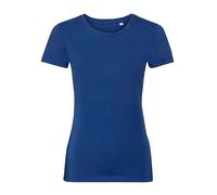(XL, Bright Royal Blue) Russell Womens/Ladies Organic Short-Sleeved T-Shirt