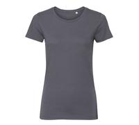 (XL, Convoy Grey) Russell Womens/Ladies Organic Short-Sleeved T-Shirt