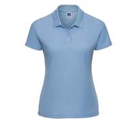 (10 UK, Sky Blue) Russell Womens/Ladies Pique Polo Shirt