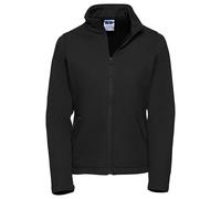 (3XL, Black) Russell Womens/Ladies Smart Soft Shell Jacket