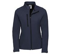 (4XL, French Navy) Russell Womens/Ladies Soft Shell Jacket