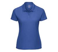 Russell Women's Polycotton Classic Polo Shirt in Pale Blue | Size: Large Russell Pale Blue L