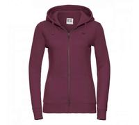 Russell Women's Premium Full Zip Burgundy Hoodie S