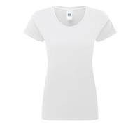 (XS, White) Russell Womens/Ladies Round Neck T-Shirt