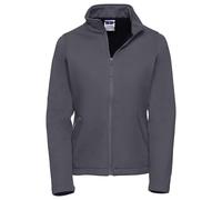 Russell Women's Smart Softshell Jacket in Grey | Size: Medium Russell Grey M