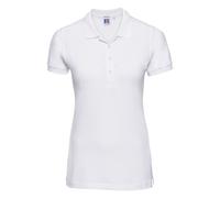 Russell Women's Stretch Short Sleeve Polo Shirt 0R566F0 - Ladies Collar Top Tee