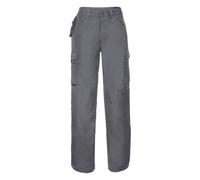 Russell Men's Work Wear Heavy Duty Trousers Pants(Regular) in Grey | Size: 42R Russell Grey 42R