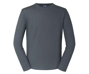 Russell ZT180L Long Sleeve Cotton GREY WHITE BLACK Tee T-Shirt XS to 4XL