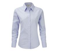 Russell''s ladies L/Slv Oxf Shirt in Oxford Blue Size 5XL / 24