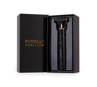 Russell's Precision Pro Electric Cordless Beard Trimmer Detailers with Ceramic Blades (Black) - Premium Barber Quality