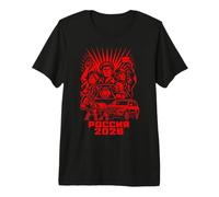 Russia 2026 Soviet Era Propaganda Design Premium T-Shirt