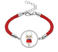 Russia Country EU Moscow Flag uu Lucky Red String Bracelet Rope Bracelet Handmade