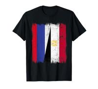 Russia Egypt Half Flag Russian Egyptian Heritage T-Shirt