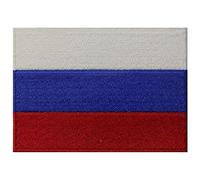 Russia Flag Embroidered Patch Russian Federation Iron On Sew On National Emblem
