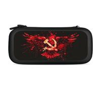 Russia Hammer Flags Hook USSR Sickle Carry Case for Switch Carrying Cover Storage Bag Protective Accessories Travel Black-Style