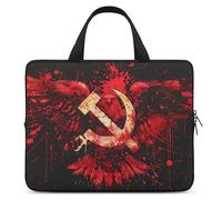 Russia Hammer Flags Hook Ussr Sickle Laptop Bag Sleeve Funny Tablet Case Protective Carry Bag Briefcase with Handle 10inch