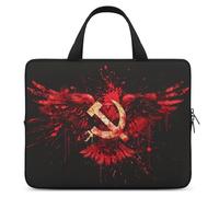 Russia Hammer Flags Hook Ussr Sickle Laptop Bag Sleeve Funny Tablet Case Protective Carry Bag Briefcase with Handle 17inch