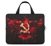 Russia Hammer Flags Hook Ussr Sickle Laptop Bag Sleeve Funny Tablet Case Protective Carry Bag Briefcase with Handle 15inch