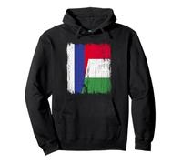 Russia Italy Half Flag Proud Russian Italian Pride Pullover Hoodie
