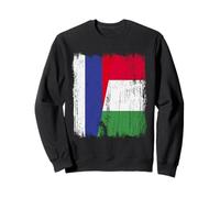 Russia Italy Half Flag Proud Russian Italian Pride Sweatshirt