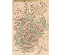 Russia Map Journal: Vintage Map Notebook
