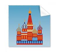Russia National Symbol Kremlin Pattern Glasses Cloth Cleaning Cloth Phone Screen Cleaner 5pcs Gift
