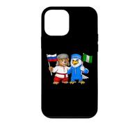 Russia Nigeria Flag Russian Roots Proud Nigerian Heritage Case for iPhone 12 mini
