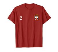 Russia Number 2 Soccer Flag Football # two Russian T-Shirt